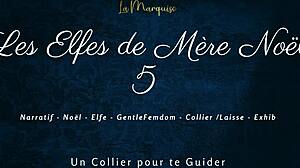 les elfes de mère noël 5 - french dirty talk femdom leash