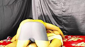 Watch this couple's passionate threesome