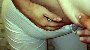 Best friend's mom catches me and swallows cum