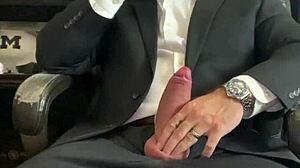 Jason Collins enjoys a cigar while relaxing