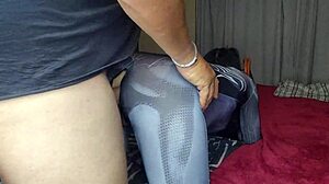 Petite Skinny Grace Spidergirl with Small Tits in Cosplay Gets Tight Ass Creampied and Filled with Cum