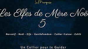 les elfes de mère noël 5 - french dirty talk femdom leash