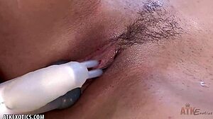 naughty liv revamped bangs her wet pussy solo with toys