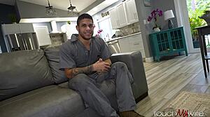 Convincing my wife not to leave by offering another dick to fuck - kiki klout