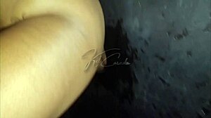 Latina housewife plays with two monster cocks at gloryhole