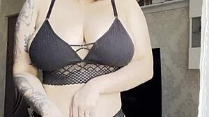 Why Does This Hot Lingerie Blonde Keep Her Hand On That Pussy?