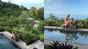 Outdoors Couple Rips Clothes For Sex