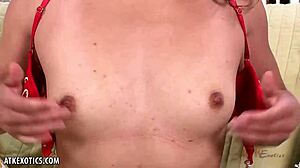 naughty liv revamped bangs her wet pussy solo with toys