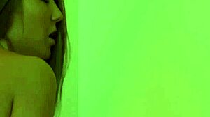 Vanilla Teen Fingers Wet Pussy with Dildo!