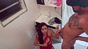 stranger fucks married woman in disco bathroom.