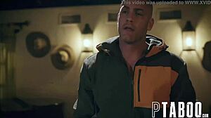 bratty actress casey calvert loses sex bet to stuntman