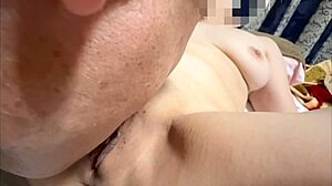 Amateur wife shows shaved pink pussy close up after losing virginity months ago.