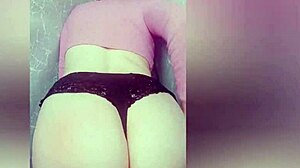 this young girl is showing her virgin tits and ass to perverts like you