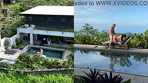 Outdoors Couple Rips Clothes For Sex