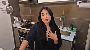 Alejandra palacios gives deepthroat to cheer tired husband