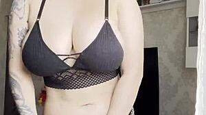 Why Does This Hot Lingerie Blonde Keep Her Hand On That Pussy?