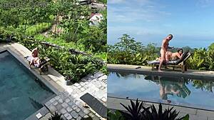 Outdoors Couple Rips Clothes For Sex