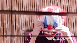 Cougar's butt plug leads to ass fucking