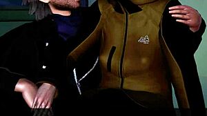 lets play night train with asian girl with small tits in neutral ending