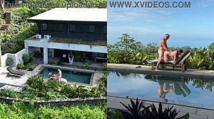 Outdoors Couple Rips Clothes For Sex