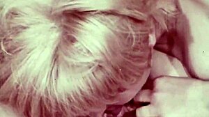 Vintage Lesbians Engage in Intense Muff Diving