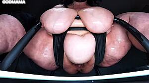 beg your super sized godmama to douse you with her big wet pussy squirt