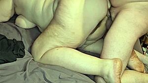 The milf enjoys sex and a huge creampie load on her ass