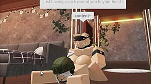 cute blonde boy enjoys one on one with soldier girl in army setting