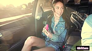 Tiny Fuck Doll Vibrates Tight Pussy To Orgasmic Seizure