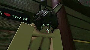 I totally fucked that cheating bunny in roblox 😏