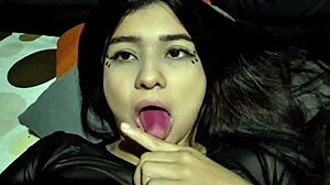 Latina submissive babe in bunny costume gets fucked relentlessly in dirty homemade session with spanking