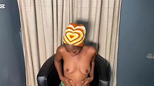 i feel so hot fucking this beautiful nigerian porn queen with big ass and hairy pussy