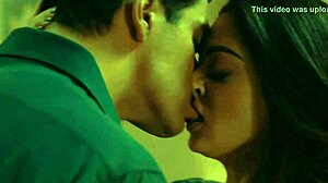 Indian actress delivers passionate kissing scene