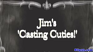 British Teen In Stockings Bent Over For Old Man's Screwing