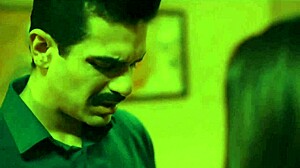 Indian actress delivers passionate kissing scene