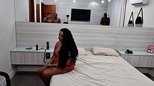 Backstage first porn time for bbw kelly campos getting lots of cock and milk