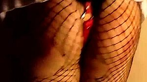 Nurse Lucy Diamond twerks seductively in fishnets