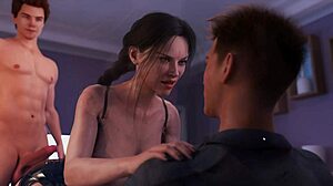 fucking my friend's stepmom in the ass and getting caught by her