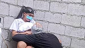 Pinay nurse gets hard fucked by construction worker in hospital