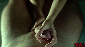 Depraved BDSM Slut Sucks Monster Cock and Licks Balls in Domination Game