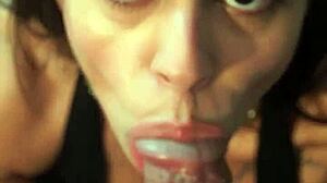 fel welter sucking the director's cock for a big cumshot in eroticaxxx podcast bts