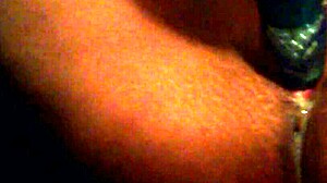 big booty red bone teasing with her wet ass and pussy