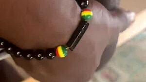 Amateur Bodybuilder Sneaks BBC Into White Pussy With Toy In Bathroom