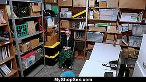 i'm this young teen with small tits, caugh stealing, riding officer's cock for freedom at shop