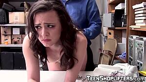 naughty young shoplifter, imagine me bent over for your monster cock punishment