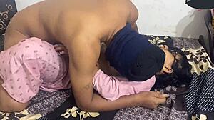 Fucking the horny neighbor in pajamas