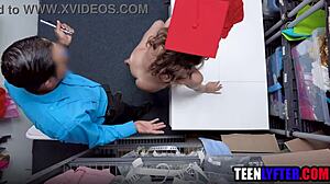 Young graduate fucked hard for thieving