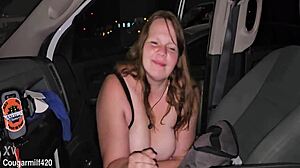 big milf tits with huge nipples after concert performance