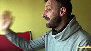 Bend over now, Amy, while I dominate those big British tits, Pascal White commands the submissive MILF.