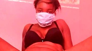 Queensandy explores dildo play and masturbation